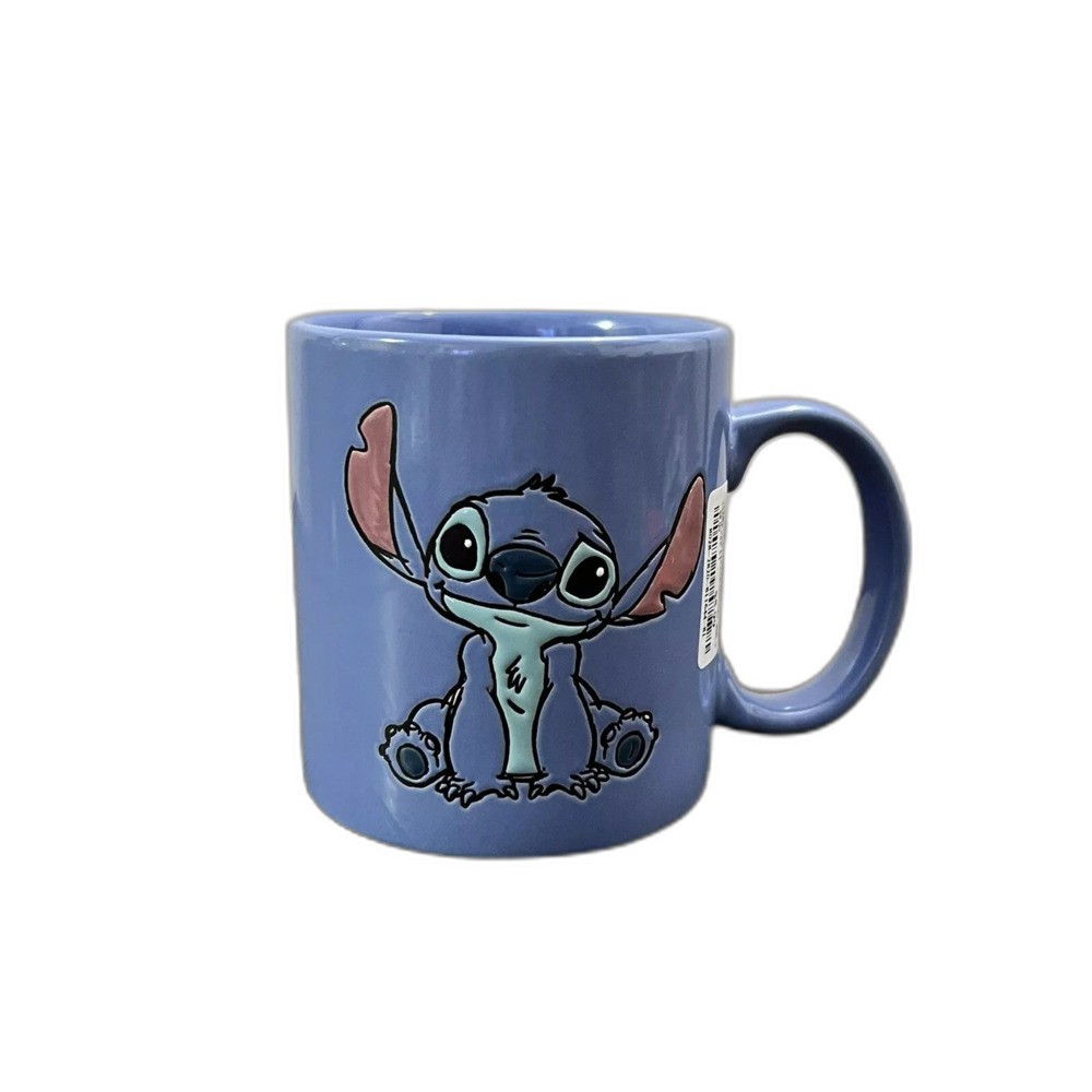 Disney Lilo and Stitch Ceramic Coffee Mug 20oz NEW Darker Blue